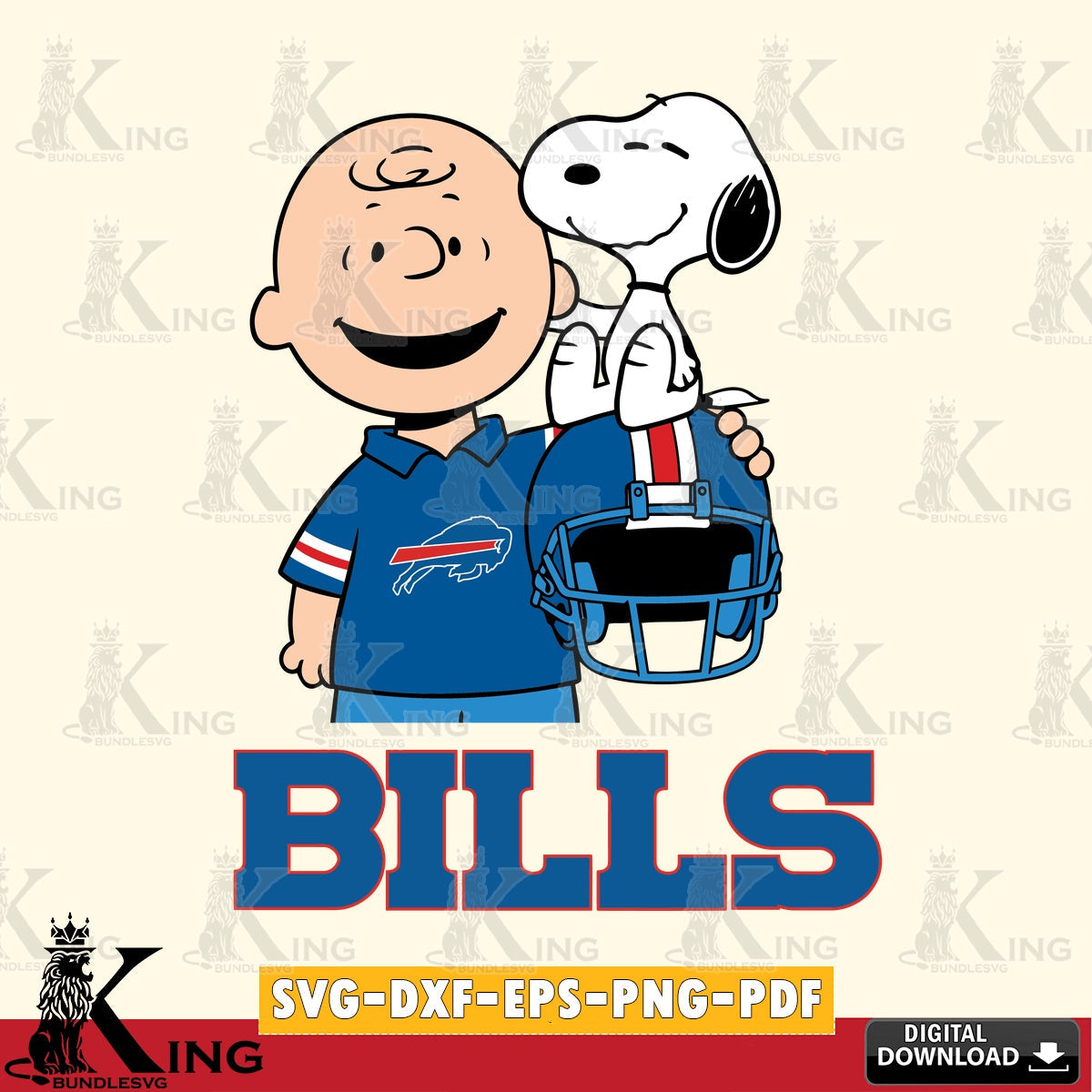Buffalo Bills Snoopy On Helmet Cricut file , Cut file  , Digital Download , PDF File , Instant Download