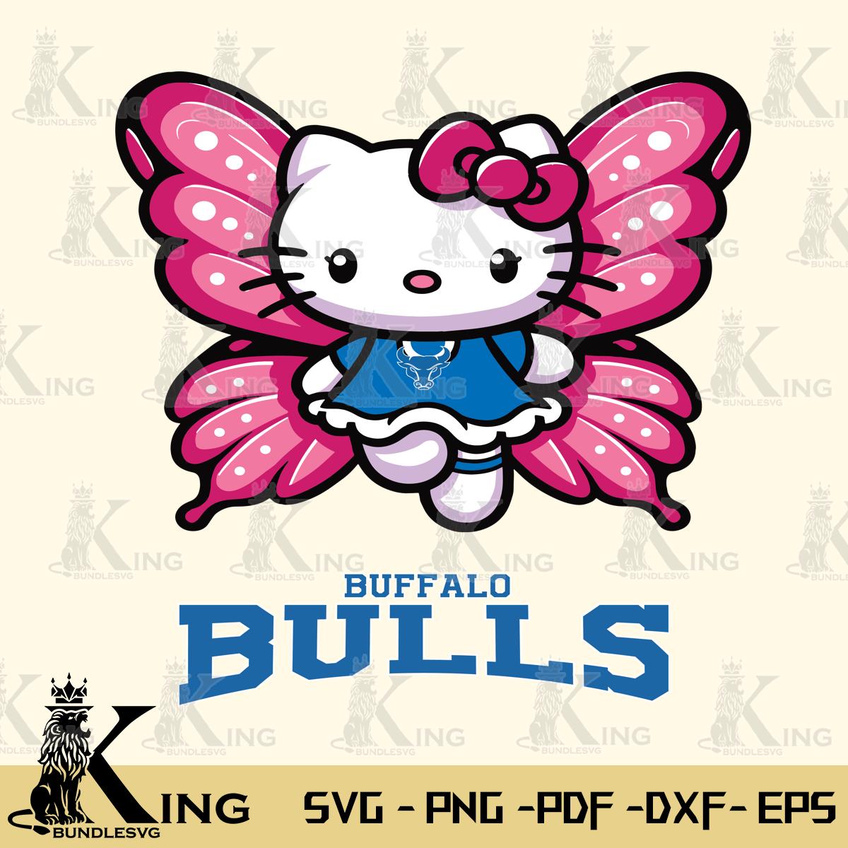 Buffalo Bulls Hello Kitty Dreamscape Svg Eps Dxf Png File, Digital Download