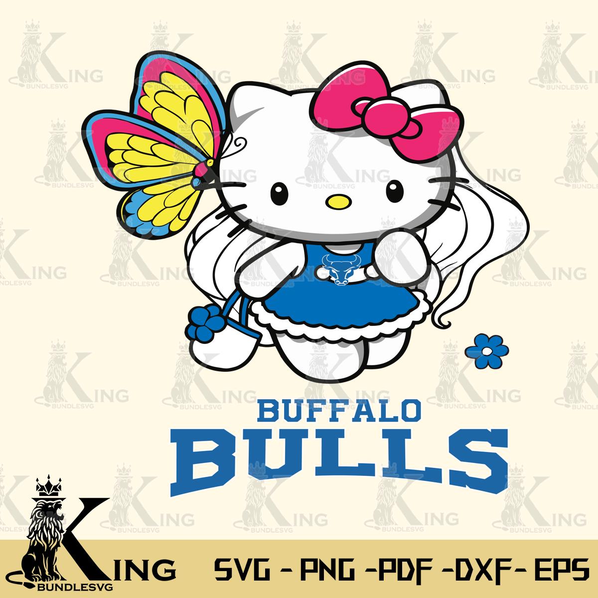 Buffalo Bulls Kitty Cartoon Svg Eps Dxf Png File, Digital Download