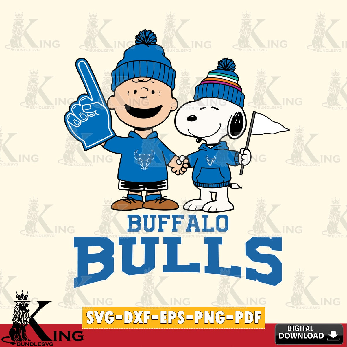 Buffalo Bulls Peanuts Fan Gear SVG, Cricut, Cut file  , Digital Download , Instant Download, Peanuts svg, NCAA svg, Football svg, Sport svg