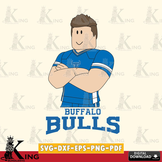 Buffalo Bulls Roblox Football SVG file , NCAA Cricut,  File cut , Digital Download , PDF File