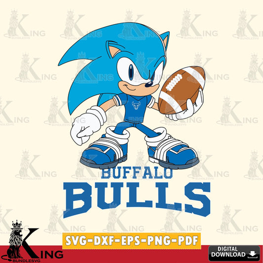 Eye-catching graphic of Buffalo Bulls Sonic Rugby, printable vector design for sublimation and crafts