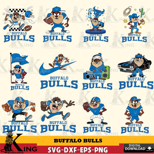 Buffalo Bulls Taz Football NCAA Bundle SVG file, Cut file  , Digital Download , Instant Download, Taz svg, NCAA svg