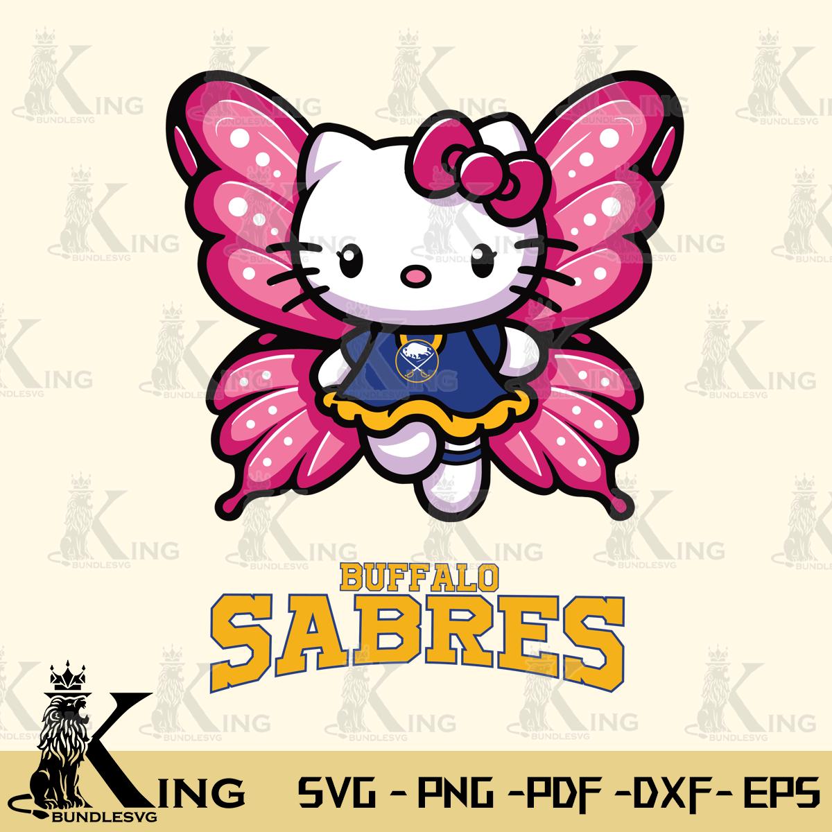 Buffalo Sabres Hello Kitty Dreamscape Svg Eps Dxf Png File, Digital Download