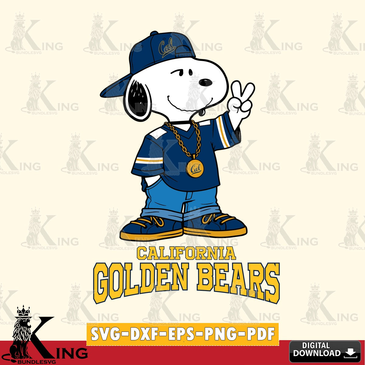 California Golden Bears Snoopy Say hi SVG, Cricut, Cut file  , Digital Download , Instant Download, Peanuts svg, NCAA svg, Football svg, Sport svg
