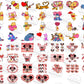 Cartoon Valentine Png Bundle, Mouse And Friend Character Movie Png, Mickey mouse valentine bundle png, Digital download , Instant Download