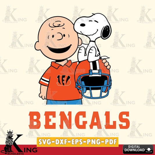 Cincinnati Bengals Snoopy On Helmet Cricut file , Cut file  , Digital Download , PDF File , Instant Download