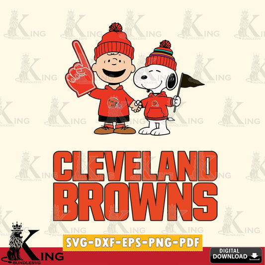 Cleveland Browns Peanuts Fan Gear Cricut file , Cut file  , Digital Download , PDF File , Instant Download