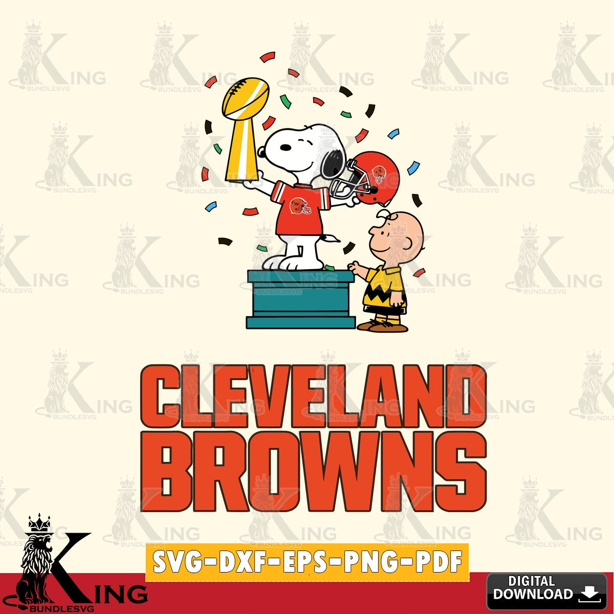 Cleveland Browns Peanuts Winner Cricut file , Cut file  , Digital Download , PDF File , Instant Download