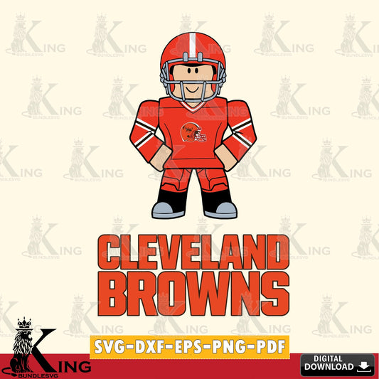 Cleveland Browns Roblox Cool Football SVG file , Cricut, NFL  File cut , Digital Download , PDF File