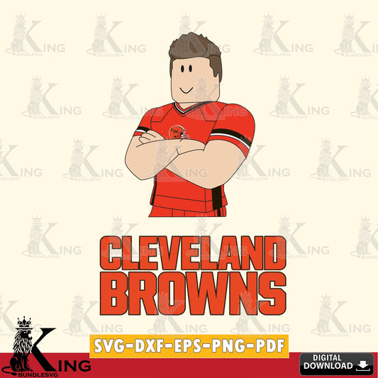 Cleveland Browns Roblox Football SVG file , Cricut, NFL  File cut , Digital Download , PDF File