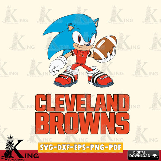 Cleveland Browns Sonic Rugby SVG file, Vector , Digital Download , PDF File , Instant Download
