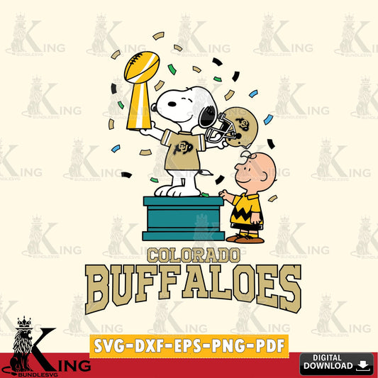 Colorado Buffaloes Peanuts Winner SVG, Cricut, Cut file  , Digital Download , Instant Download, Peanuts svg, NCAA svg, Football svg, Sport svg