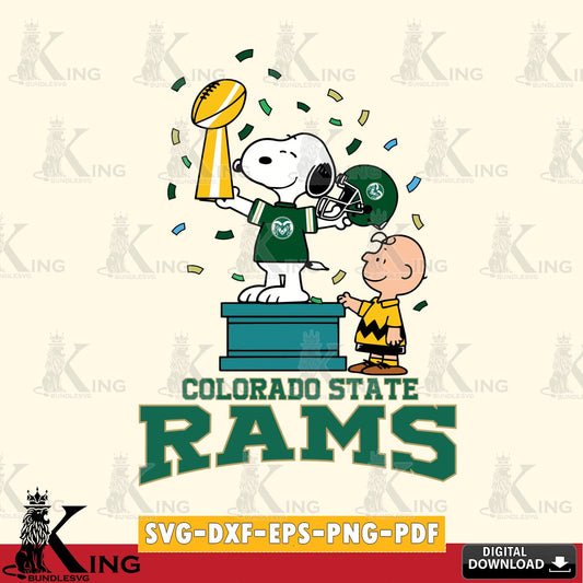 Colorado State Rams Peanuts Winner SVG, Cricut, Cut file  , Digital Download , Instant Download, Peanuts svg, NCAA svg, Football svg, Sport svg