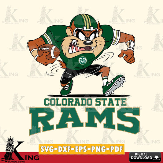 Colorado State Rams Taz Football Helmet SVG file, Cut file  , Digital Download , Instant Download, Taz svg, NCAA svg