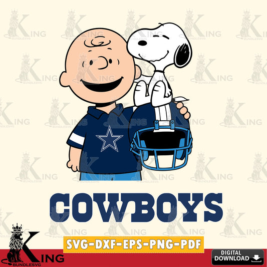 Dallas Cowboys Snoopy On Helmet Cricut file , Cut file  , Digital Download , PDF File , Instant Download