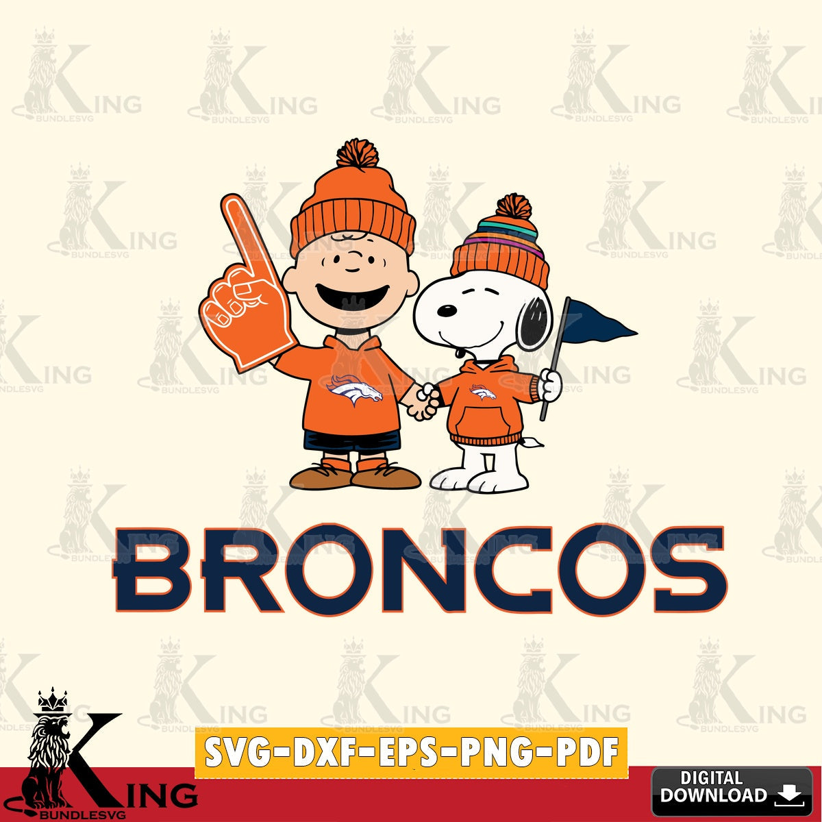 Denver Broncos Peanuts Fan Gear Cricut file , Cut file  , Digital Download , PDF File , Instant Download