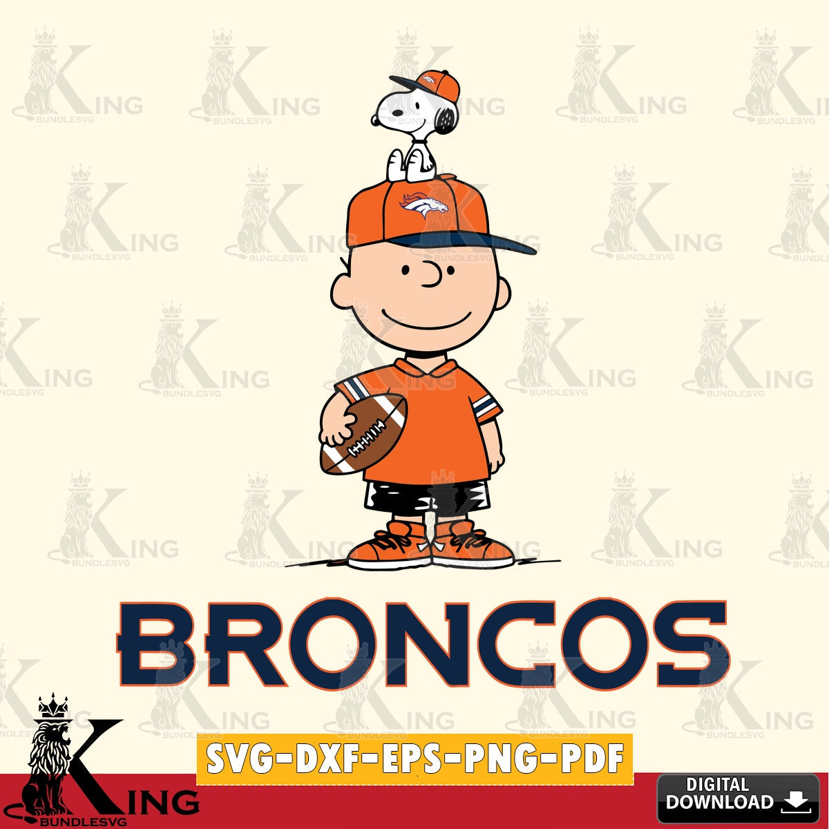 Denver Broncos Peanuts Football Rugby Cricut file , Cut file  , Digital Download , PDF File , Instant Download