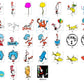 Dr. Suess Png Bundle, Dr. Suess Alphabet Png, Cat In The Hat Png bundle, Digital download , Instant Download