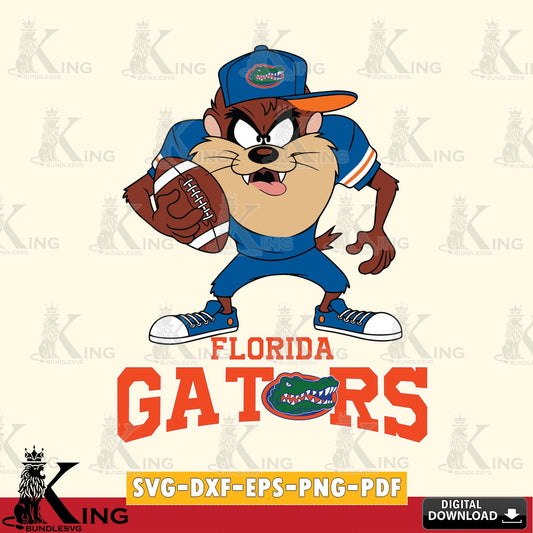 Florida Gators Đồng phục bóng đá Taz SVG file, Cut file  , Digital Download , Instant Download, Taz svg, NCAA svg