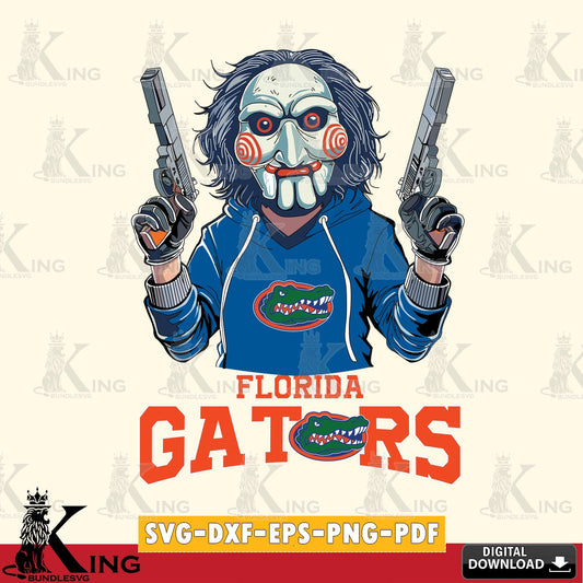 Artistic drawing of Florida Gators Jigsaw Billy Football vector art for engraving, cutting, and printing.