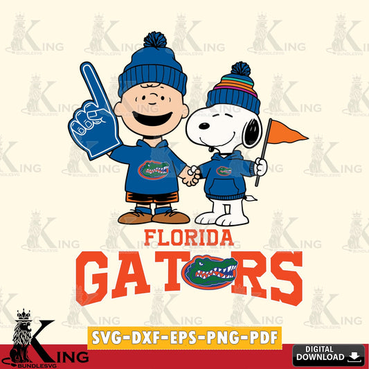 Florida Gators Peanuts Fan Gear SVG, Cricut, Cut file  , Digital Download , Instant Download, Peanuts svg, NCAA svg, Football svg, Sport svg