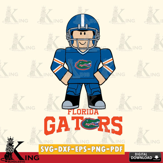 Florida Gators Roblox Cool Football SVG file , NCAA Cricut,  File cut , Digital Download , PDF File