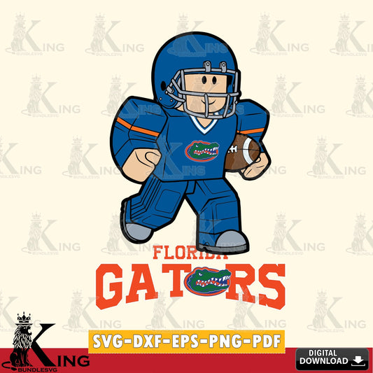 Florida Gators Roblox Player Rugby SVG file , NCAA Cricut,  File cut , Digital Download , PDF File