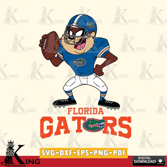 Florida Gators Taz Football Player SVG file, Cut file  , Digital Download , Instant Download, Taz svg, NCAA svg
