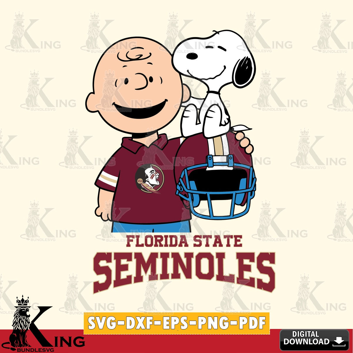 Florida State Seminoles Snoopy On Helmet SVG, Cricut, Cut file  , Digital Download , Instant Download, Peanuts svg, NCAA svg, Football svg, Sport svg