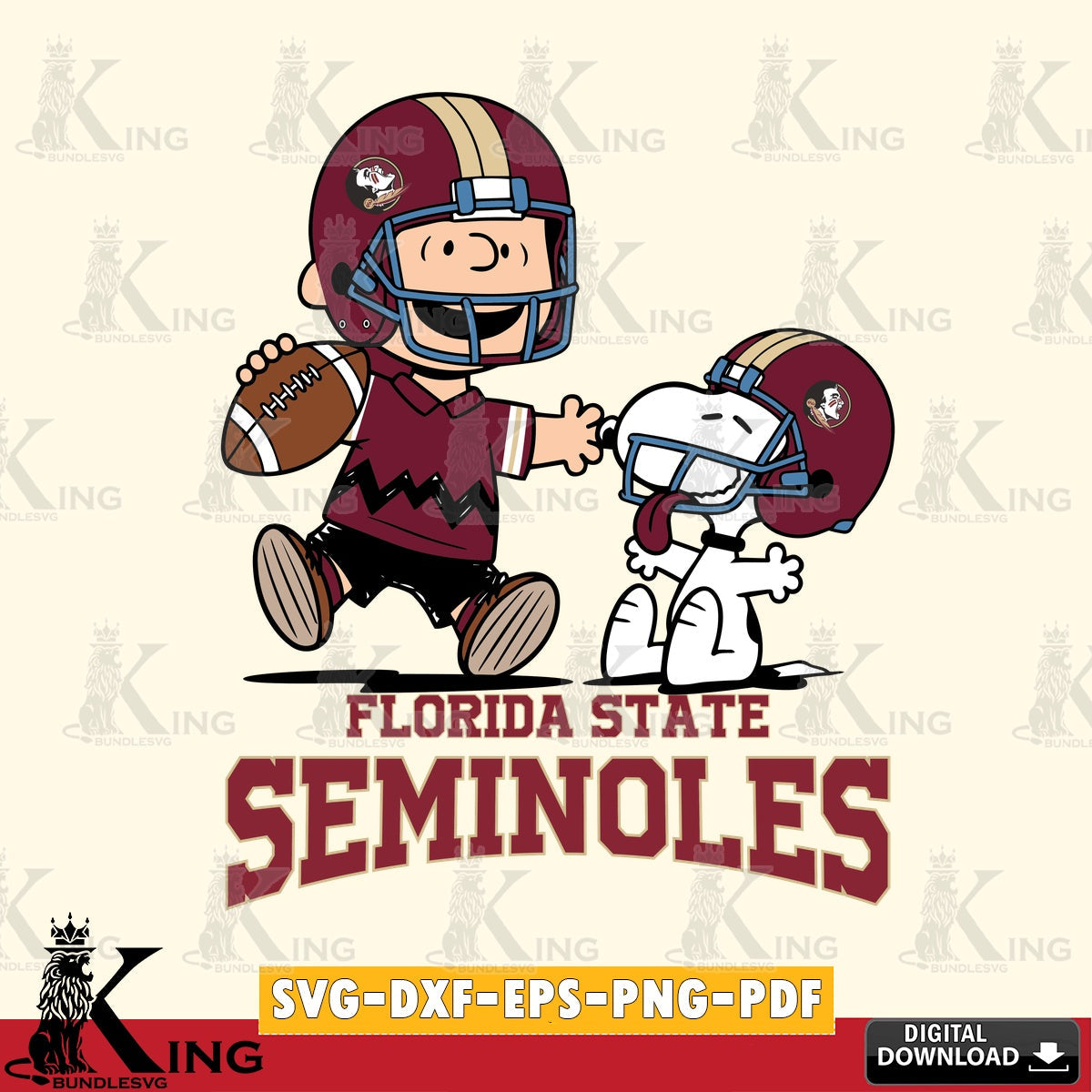 Florida State Seminoles Snoopy and Peanut Fun SVG, Cricut, Cut file  , Digital Download , Instant Download, Peanuts svg, NCAA svg, Football svg, Sport svg