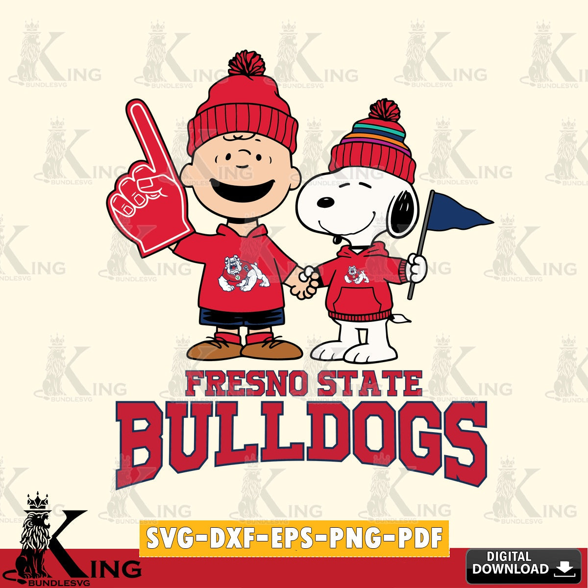 Fresno State Bulldogs Peanuts Fan Gear SVG, Cricut, Cut file  , Digital Download , Instant Download, Peanuts svg, NCAA svg, Football svg, Sport svg