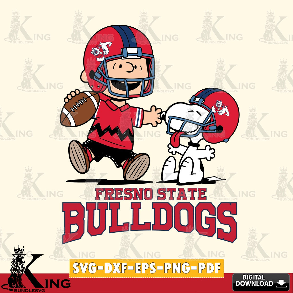 Fresno State Bulldogs Snoopy and Peanut Fun SVG, Cricut, Cut file  , Digital Download , Instant Download, Peanuts svg, NCAA svg, Football svg, Sport svg