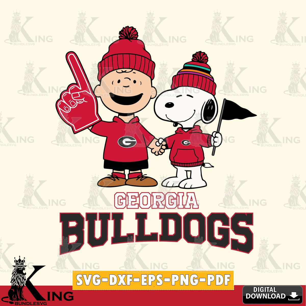 Georgia Bulldogs Peanuts Fan Gear SVG, Cricut, Cut file  , Digital Download , Instant Download, Peanuts svg, NCAA svg, Football svg, Sport svg