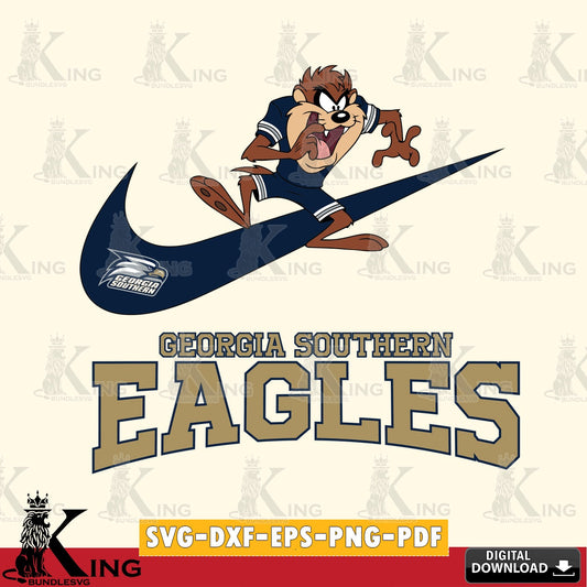 Georgia Southern Eagles Taz Football Nike SVG file, Cut file  , Digital Download , Instant Download, Taz svg, NCAA svg