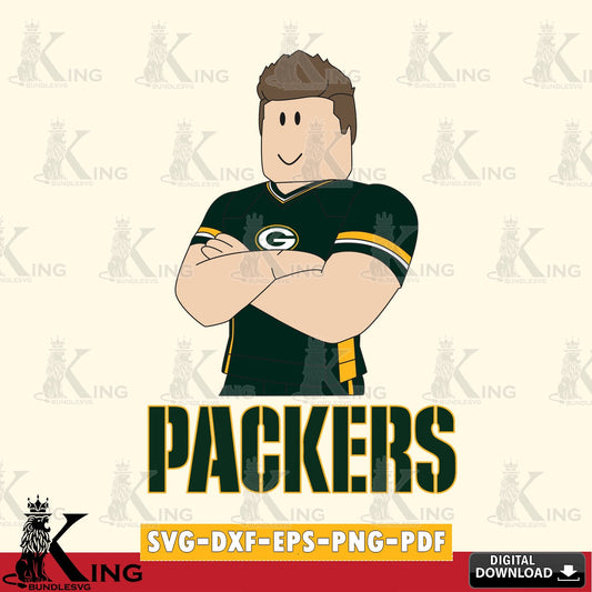 Green Bay Packers Roblox Football SVG file , Cricut, NFL  File cut , Digital Download , PDF File