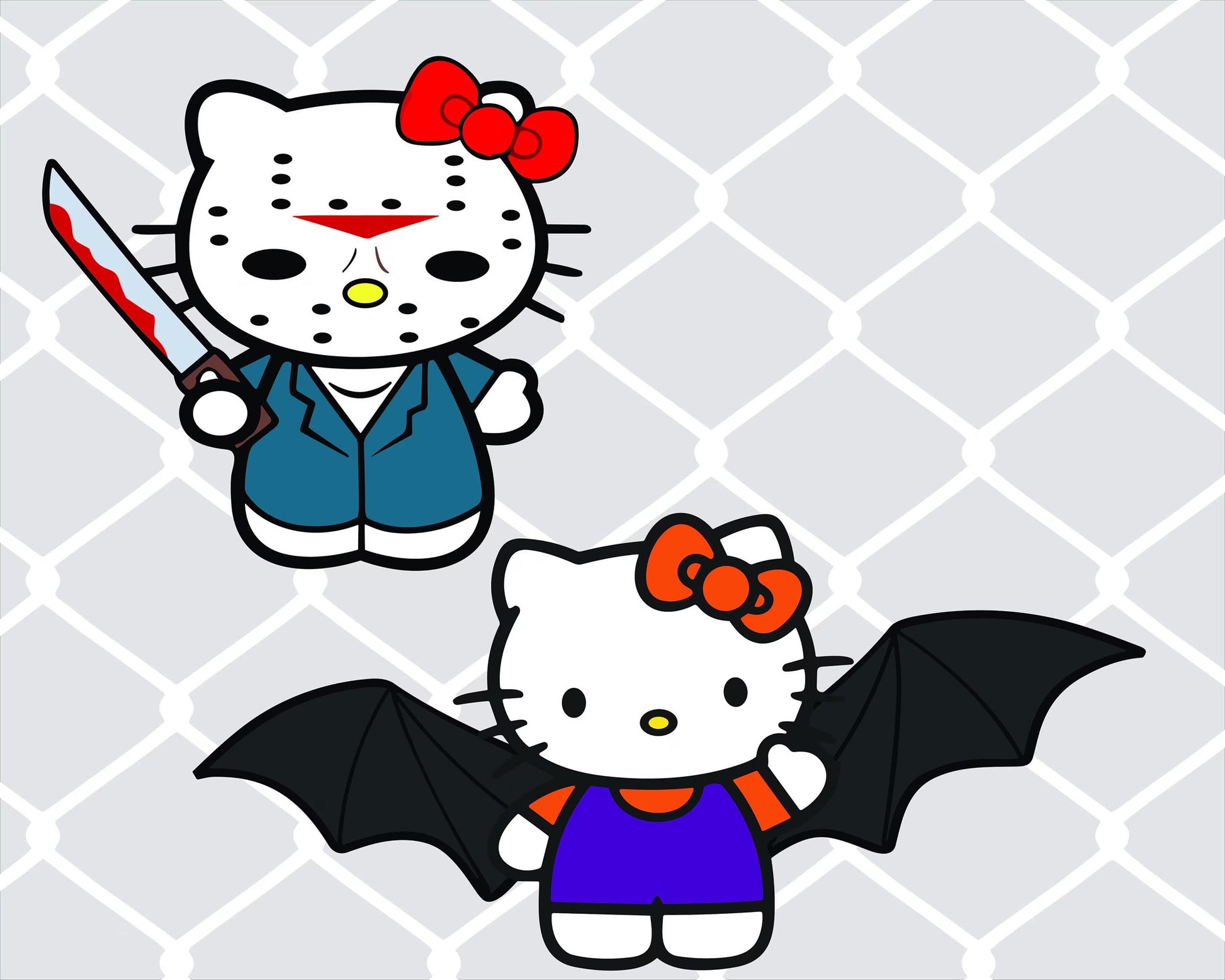 New 150+ Valentine Hello Kitty Bundle, Valentine kawaii kitty SVG png