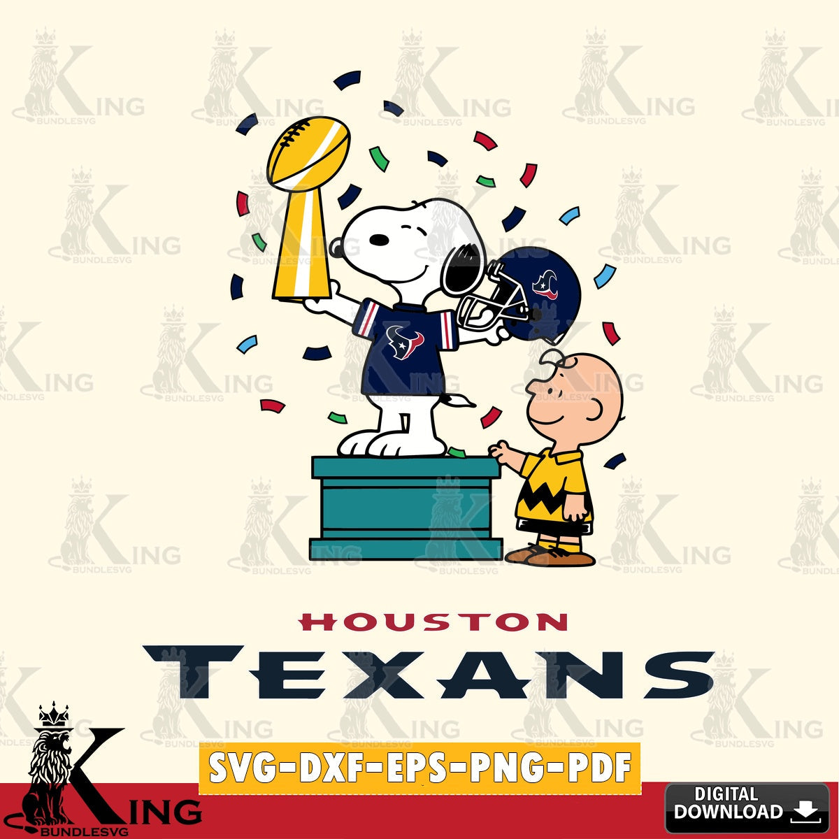 Houston Texans Peanuts Winner Cricut file , Cut file  , Digital Download , PDF File , Instant Download