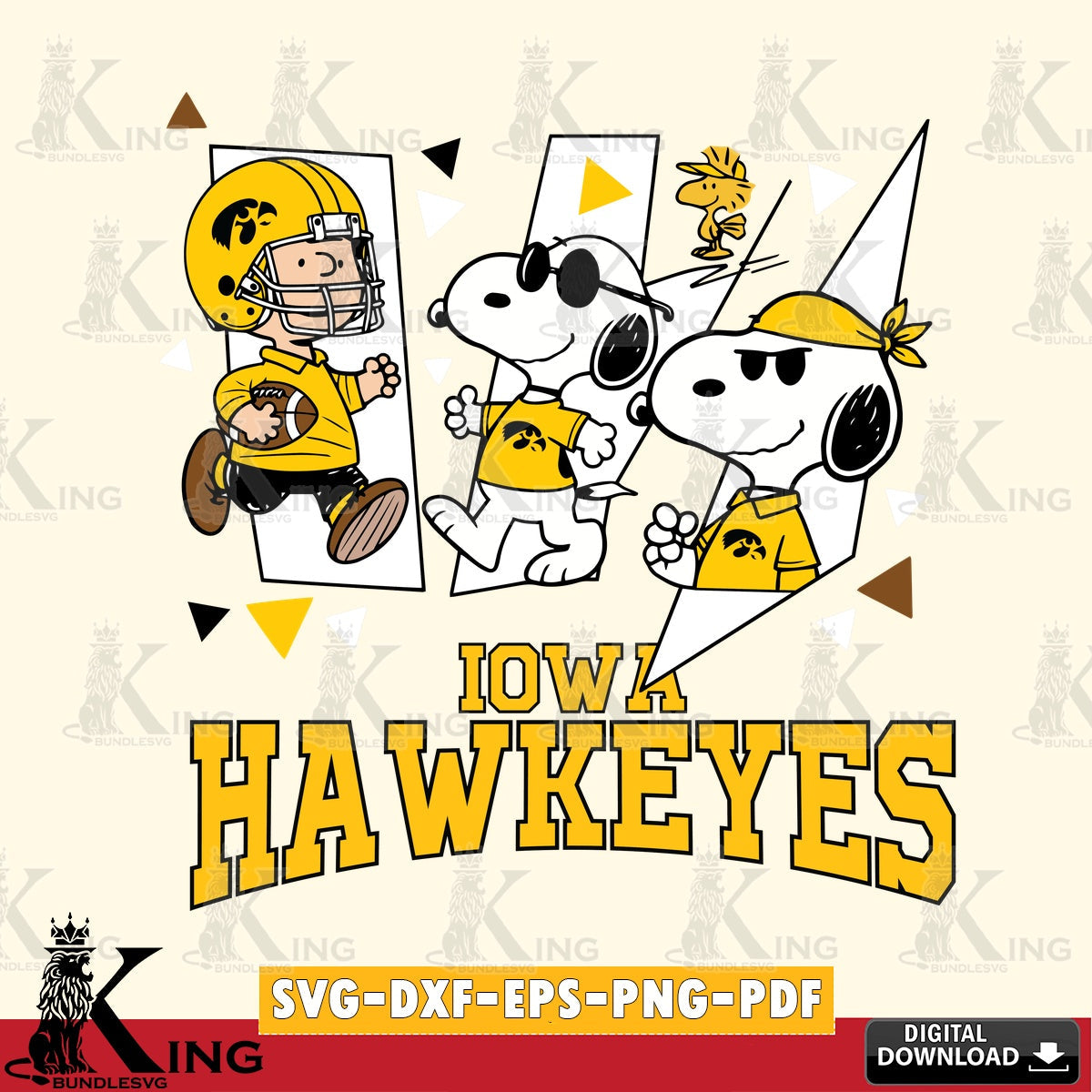 Iowa Hawkeyes Peanuts Joe Cool SVG, Cricut, Cut file  , Digital Download , Instant Download, Peanuts svg, NCAA svg, Football svg, Sport svg