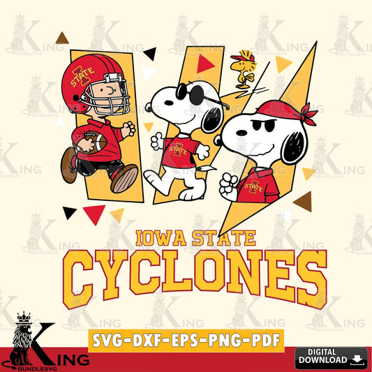 Iowa State Cyclones Peanuts Joe Cool SVG, Cricut, Cut file  , Digital Download , Instant Download, Peanuts svg, NCAA svg, Football svg, Sport svg