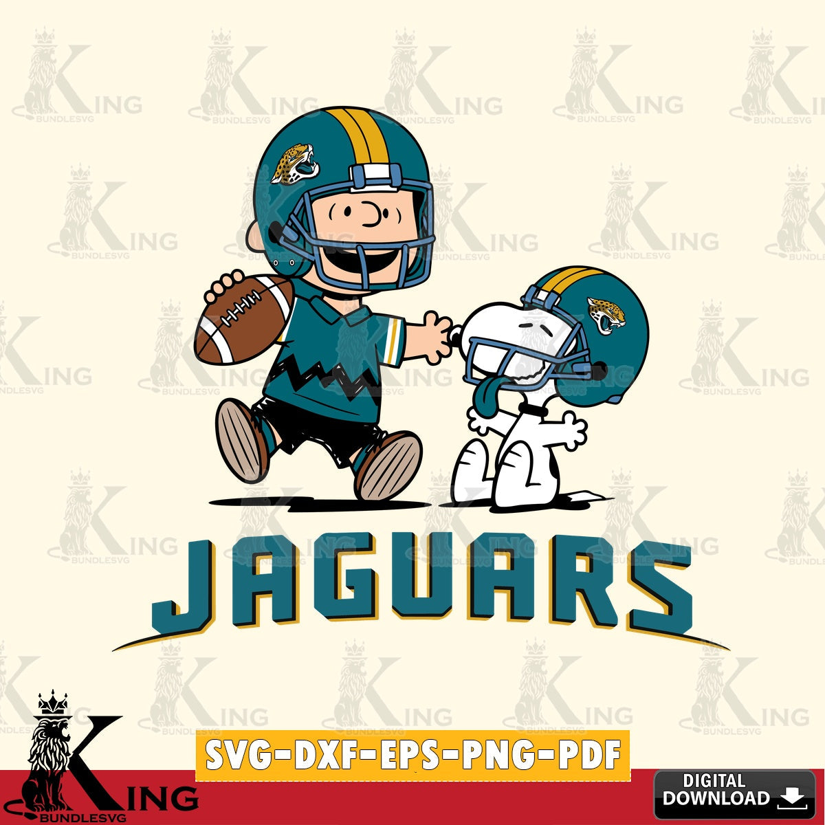 Jacksonville Jaguars Snoopy and Peanut Fun Cricut file , Cut file  , Digital Download , PDF File , Instant Download