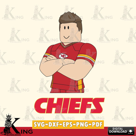 Kansas City Chiefs Roblox Football SVG file , Cricut, NFL  File cut , Digital Download , PDF File