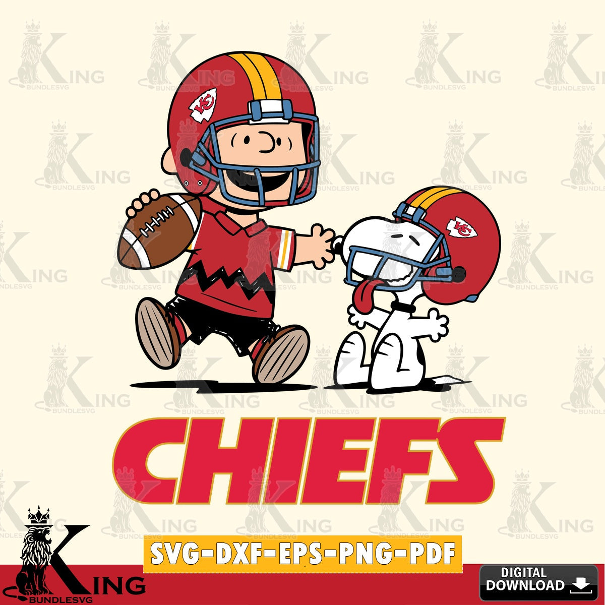 Kansas City Chiefs Snoopy and Peanut Fun Cricut file , Cut file  , Digital Download , PDF File , Instant Download