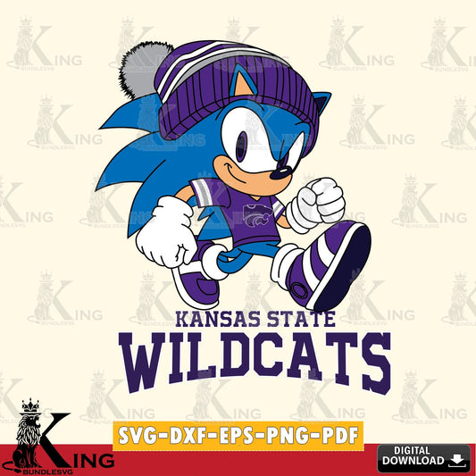 Kansas State Wildcats Sonic Football SVG file, Vector , Digital Download , PDF File , Instant Download