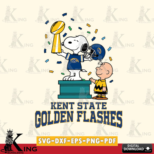 Kent State Golden Flashes Peanuts Winner SVG, Cricut, Cut file  , Digital Download , Instant Download, Peanuts svg, NCAA svg, Football svg, Sport svg