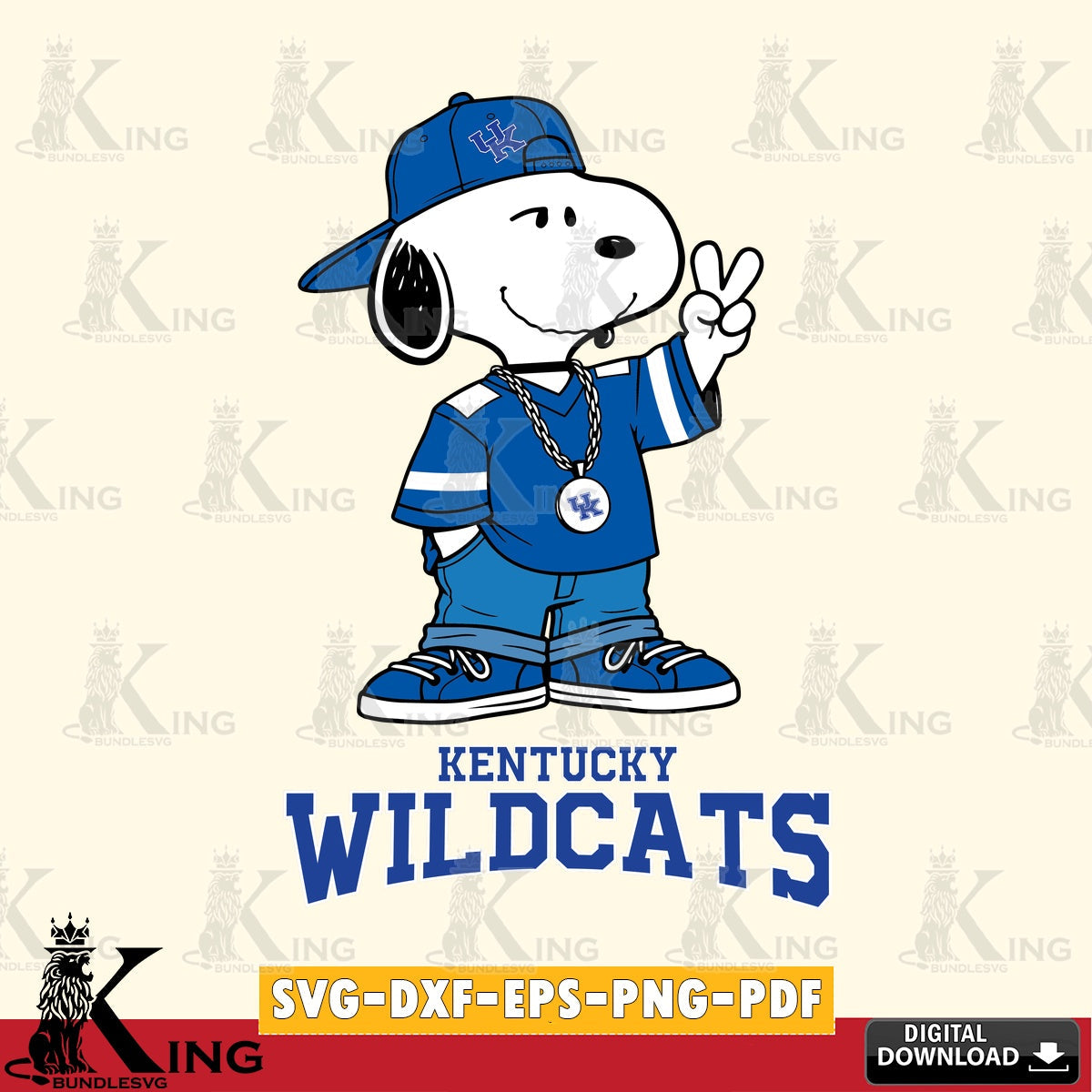 Kentucky Wildcats Snoopy Say hi SVG, Cricut, Cut file  , Digital Download , Instant Download, Peanuts svg, NCAA svg, Football svg, Sport svg
