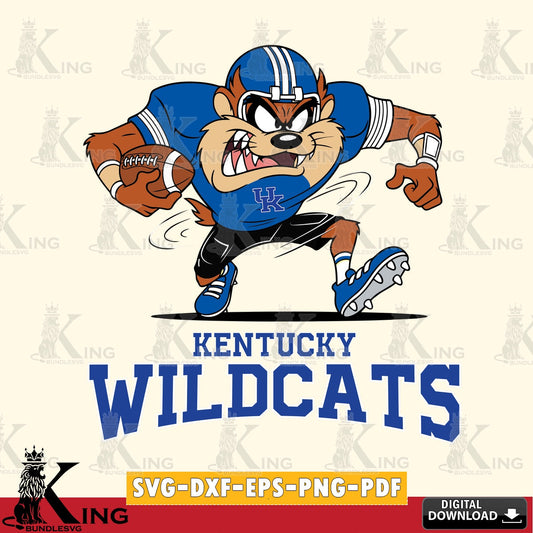 Kentucky Wildcats Taz Football Helmet SVG file, Cut file  , Digital Download , Instant Download, Taz svg, NCAA svg