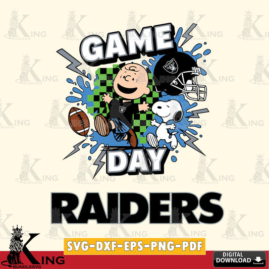 Las Vegas Raiders Game Day Peanuts Cricut file , Cut file  , Digital Download , PDF File , Instant Download