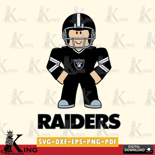 Las Vegas Raiders Roblox Cool Football SVG file , Cricut, NFL  File cut , Digital Download , PDF File