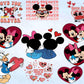 Mickey mouse Valentine Png bundle ,Cartoon Valentine Png Bundle, Be My Valentine Png, Valentine Mouse Story Png Bundle, Digital download , Instant Download